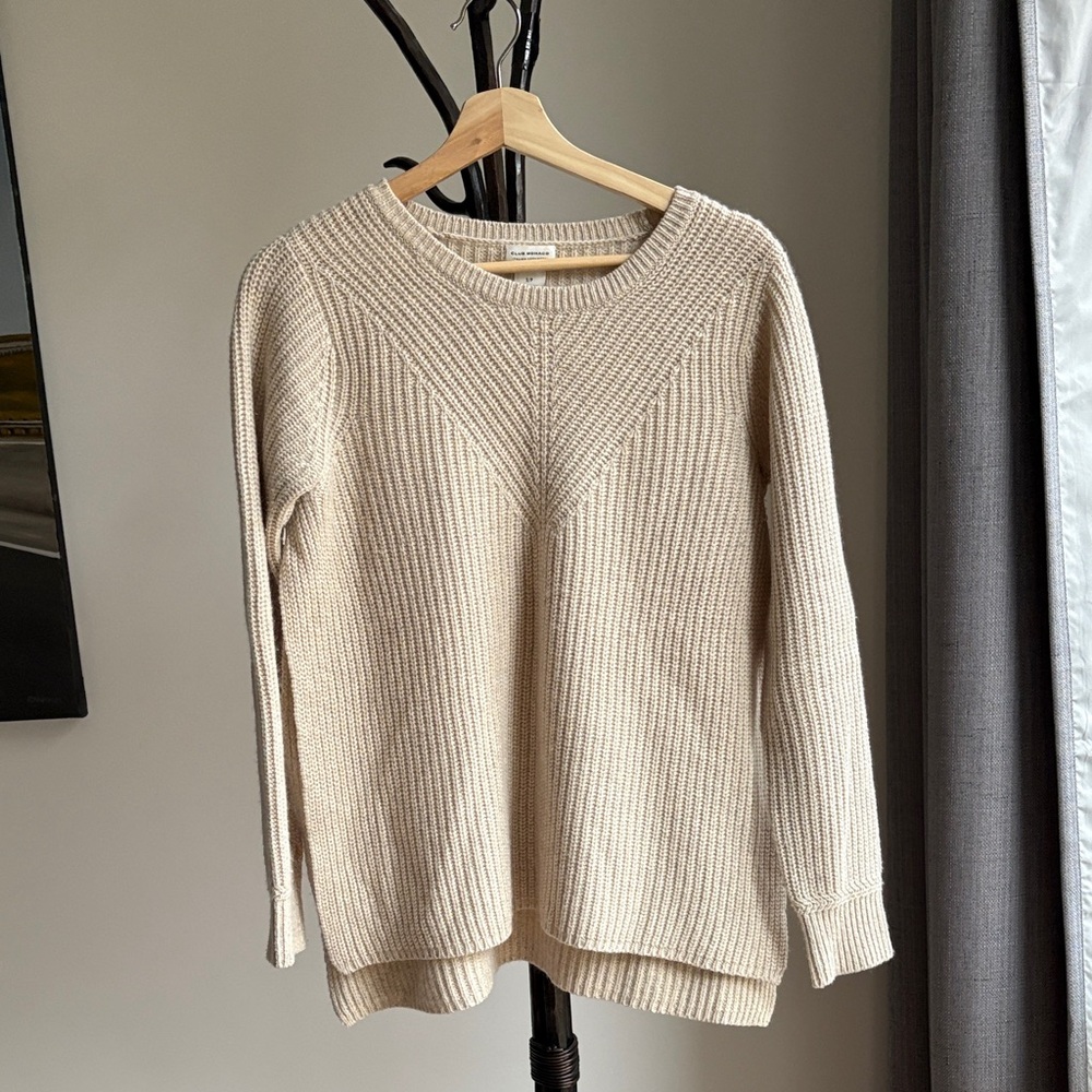 Club Monaco Cashmere Cream Sweater